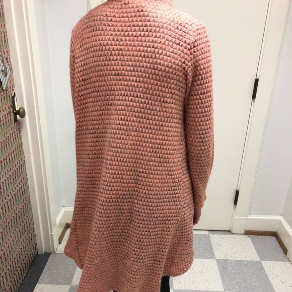 Woven Pink Cardigan - Picture 3 of 3